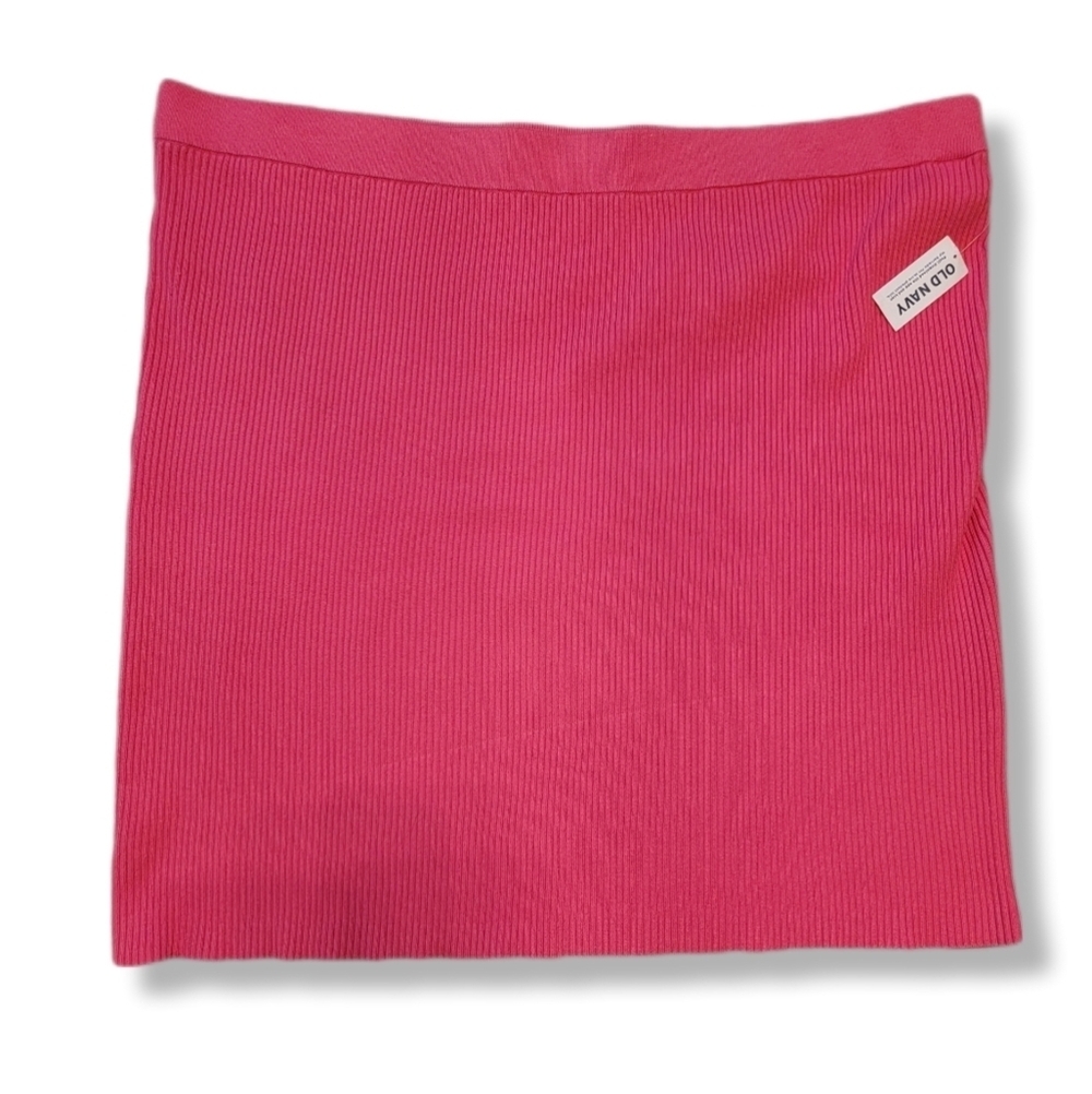 High-waisted Ribbed Mini Skirt 3X - Picture 4 of 8